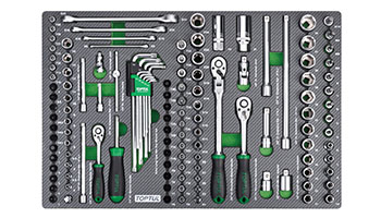 Tủ đồ nghề 7 ngăn 282 chi tiết Toptul GE-28218