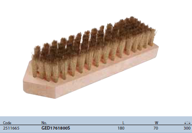 Bàn chải sợi đồng mạ thiếc 180mm Gedore GED1761800S