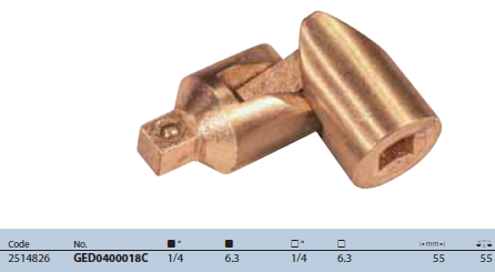 Đầu nối GED0400018C Gedore