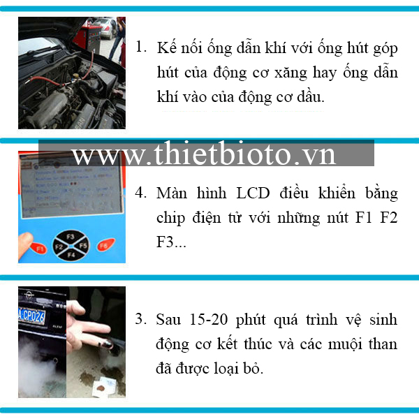 Máy vệ sinh buồng đốt động cơ VIMET CCS15002