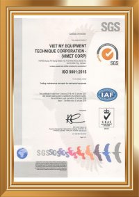 VIMET CORP HAS GET ISO 9001:2015 CERTIFIED