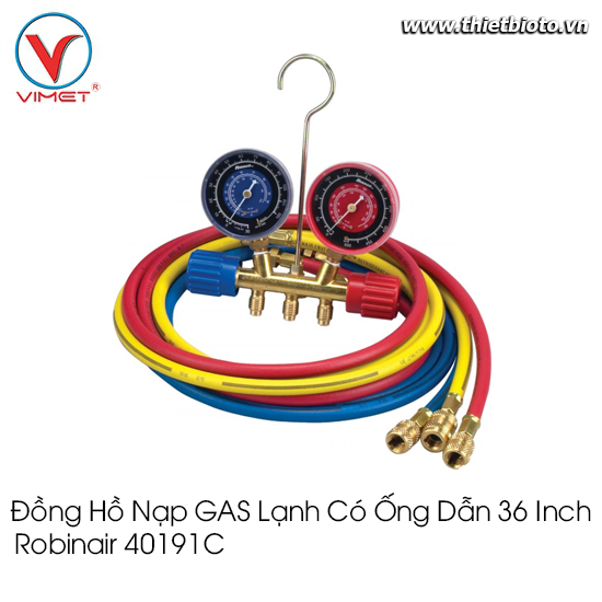 Đồng hồ nạp GAS lạnh có ống dẫn 36
