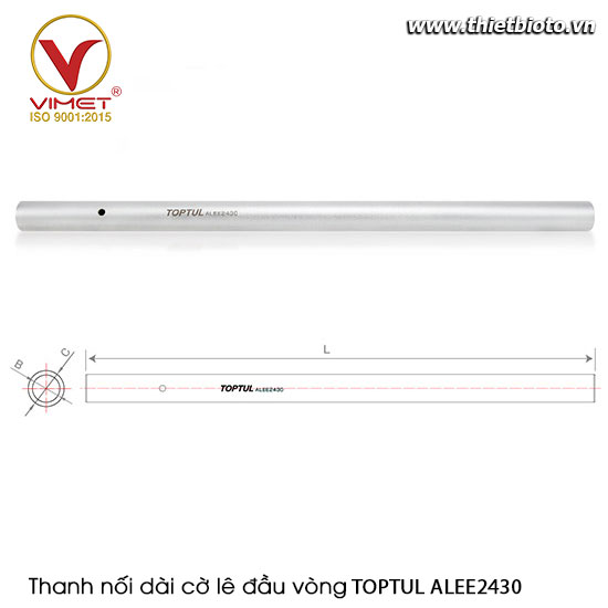 Thanh nối dài cờ lê đầu vòng TOPTUL ALEE2430