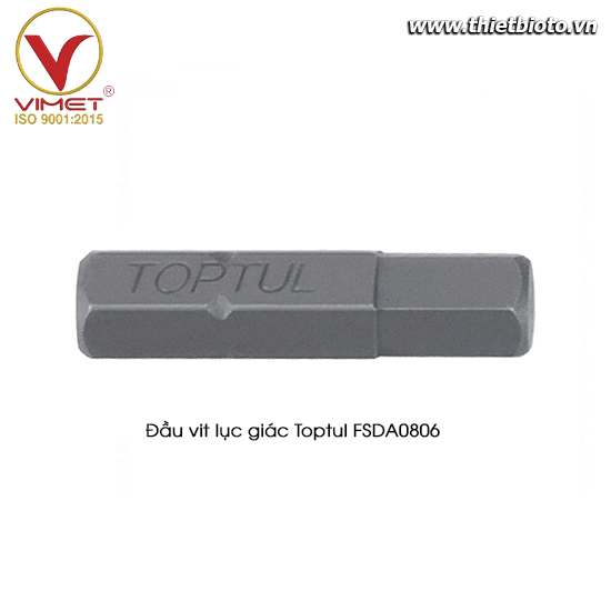 Mũi vít lục giác Toptul FSDA0806