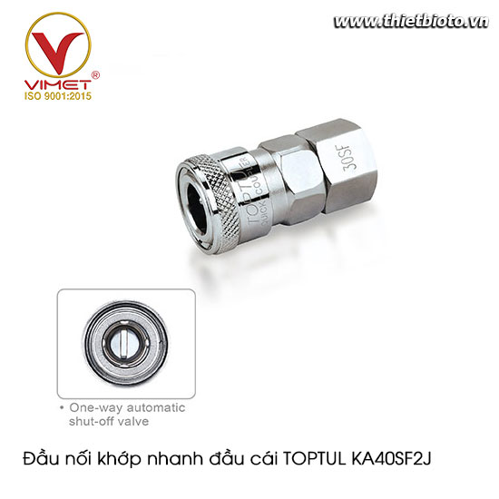 Đầu nối khớp nhanh đầu cái TOPTUL KA40SF2J