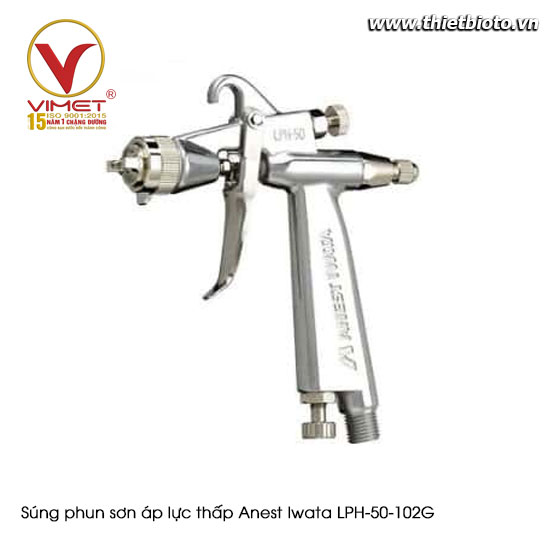 Súng phun sơn áp lực thấp cầm tay Anest Iwata LPH-50-102G