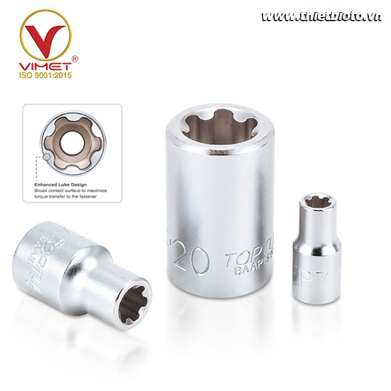 Đầu tuýp Torx Plus® EP TOPTUL BAAP0808